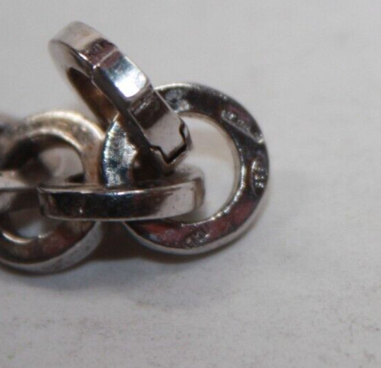 HTF! Pianegonda Sterling Silver “Love Sick” 5 Heart Chain Link Necklace [044GRA]