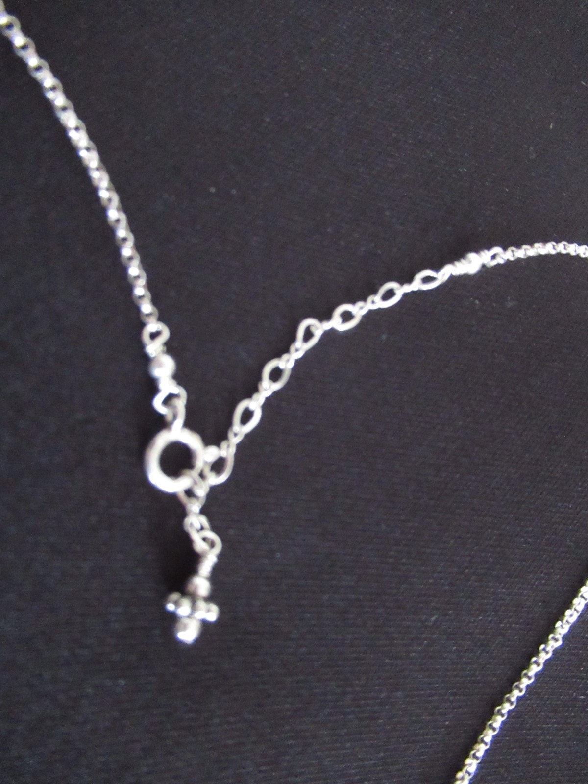 single Angel Wing pendant Necklace Sterling Silver 18″ Chain 925