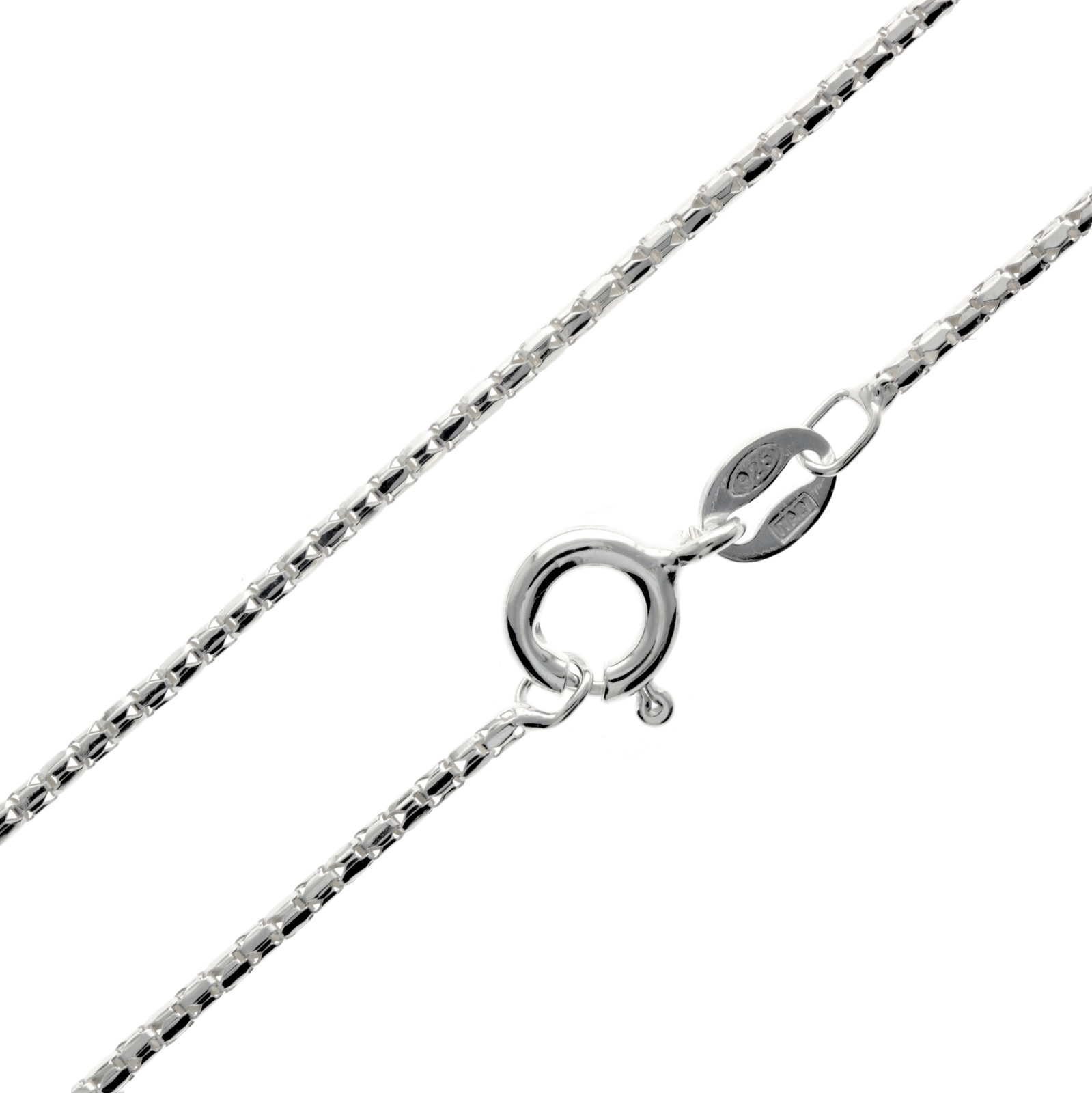 Made in Italy – 925 Sterling Silver Delicate Coreana 1.2 mm chain – GCH007