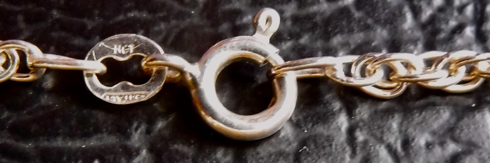 925 Silver Spiga/Wheat Chain Necklace 20”x2mm Italy 6.8g Tested