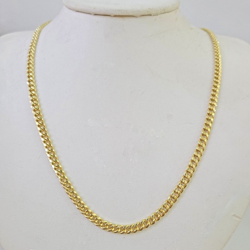 10k Miami Cuban Link Chain Yellow Gold 5mm Necklace 18-28 Inches Real
