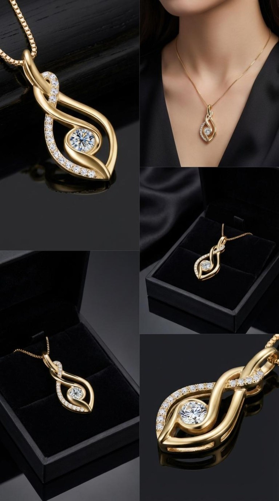 2ct Genuine Moissanite 925 Sterling Silver Brilliance Pendant Mother’s Day Gift