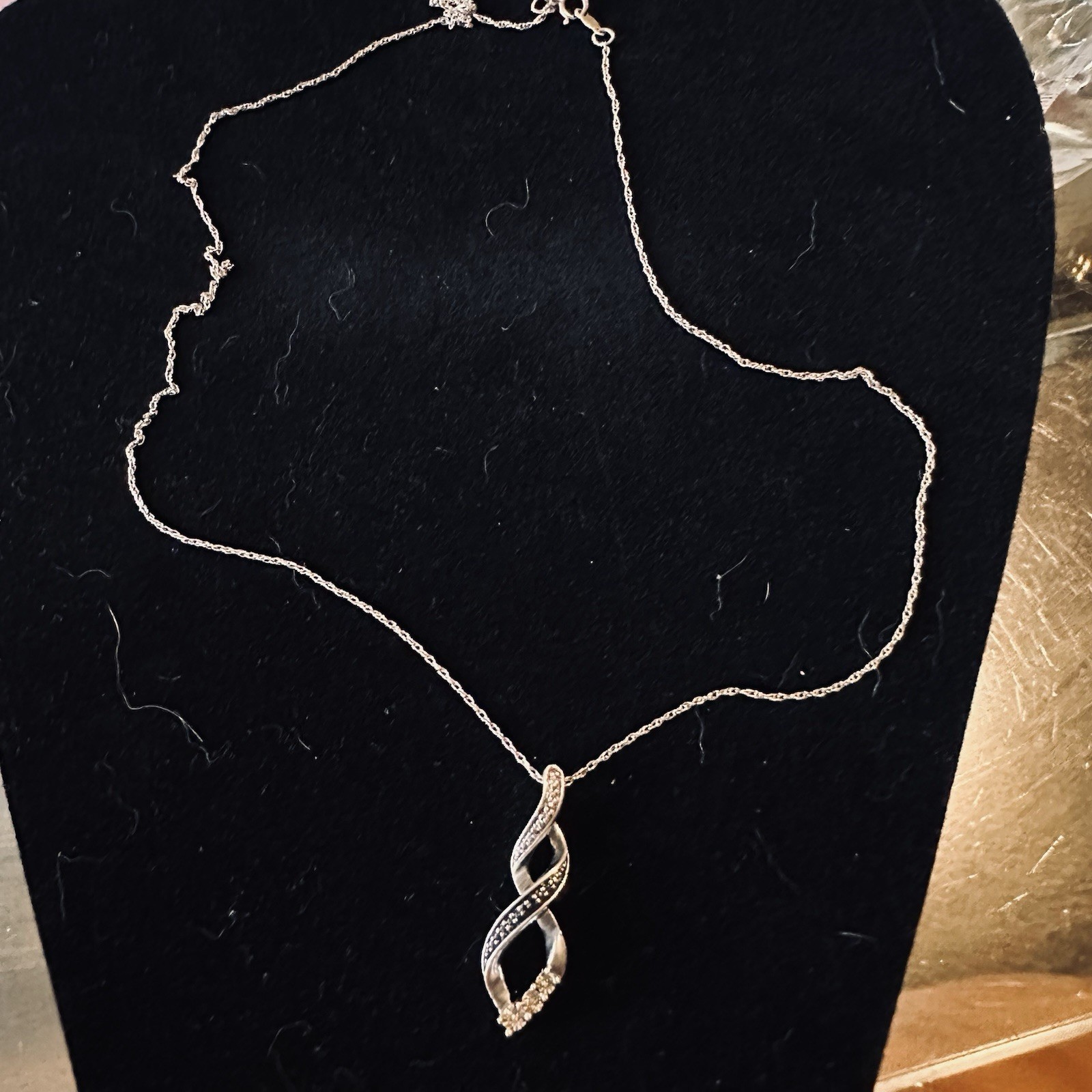 925 stamp dainty necklace