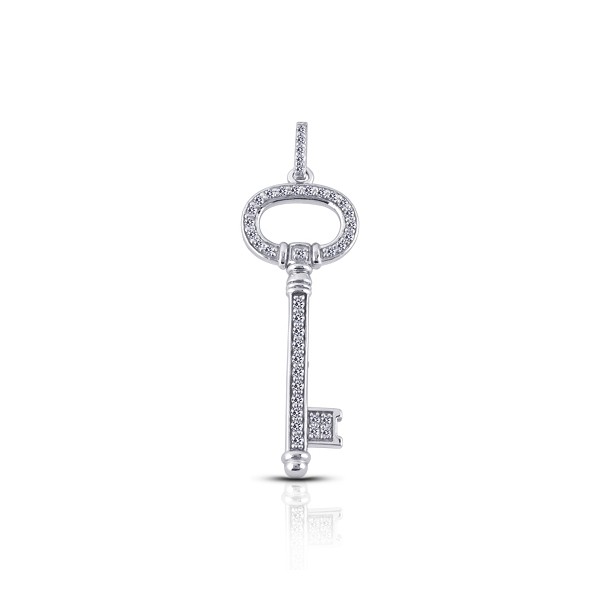 0.52ctw E VS2 Round Cut Natural Earth Mined Certified Diamonds Platinum Pendant