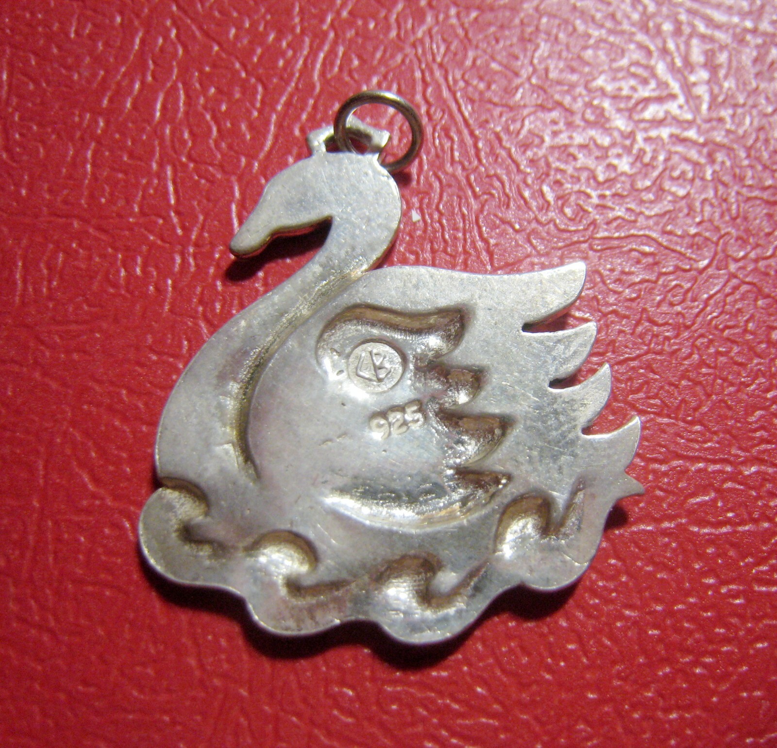 Pendant Swan Fine Silver .925 Russia Very Good