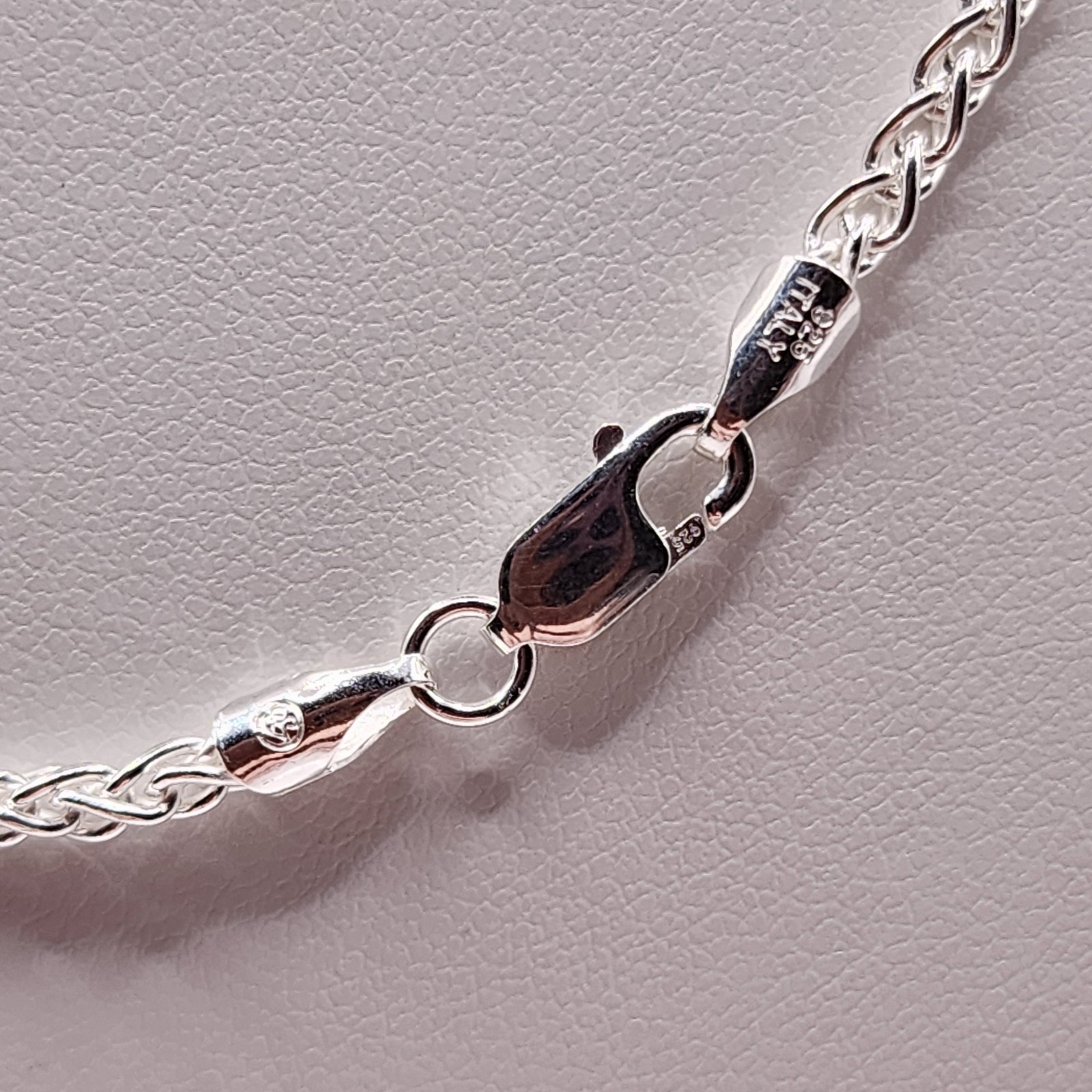 925 NEW Sterling Silver ITALIAN Chain- Wheat 22″ Length 2mm Width FREE Shipping