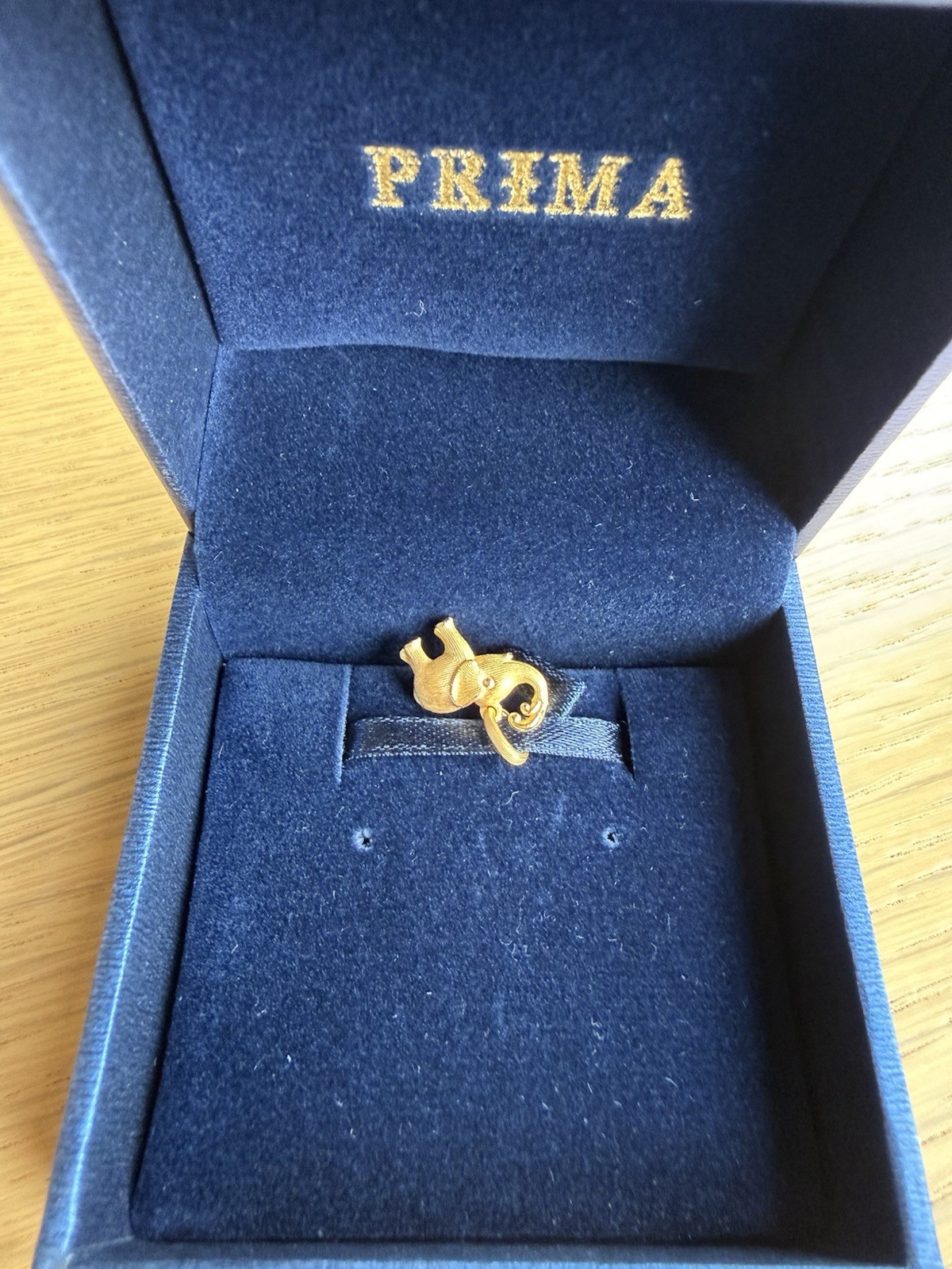 PRIMA Thailand 24K Pure Gold Elephant Pendant 3.5g