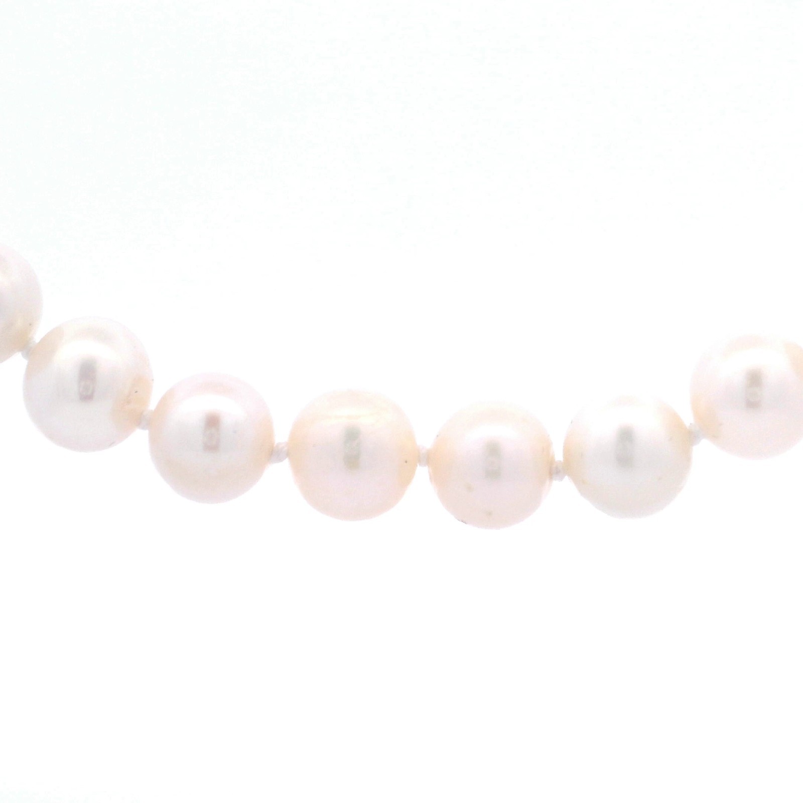 NWT EFFY 18″ 7.5-8.5mm Cultured Pearl Strand Necklace 925 Retail $200