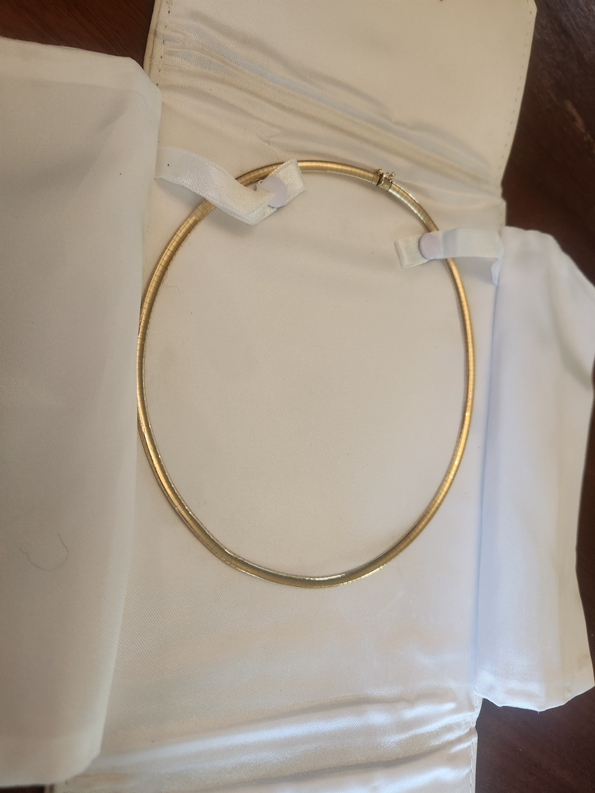 Jared 14K Yellow Gold 4mm Omega Necklace Chain 16″ Italy 16.9g