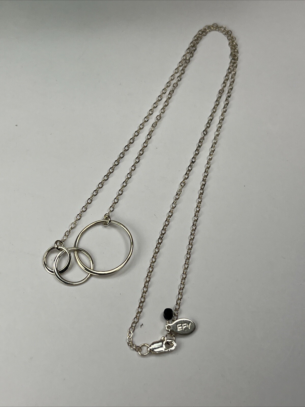 Efytal Necklace “Happy 30th Birthday” .925 Sterling Silver NEW IN BOX
