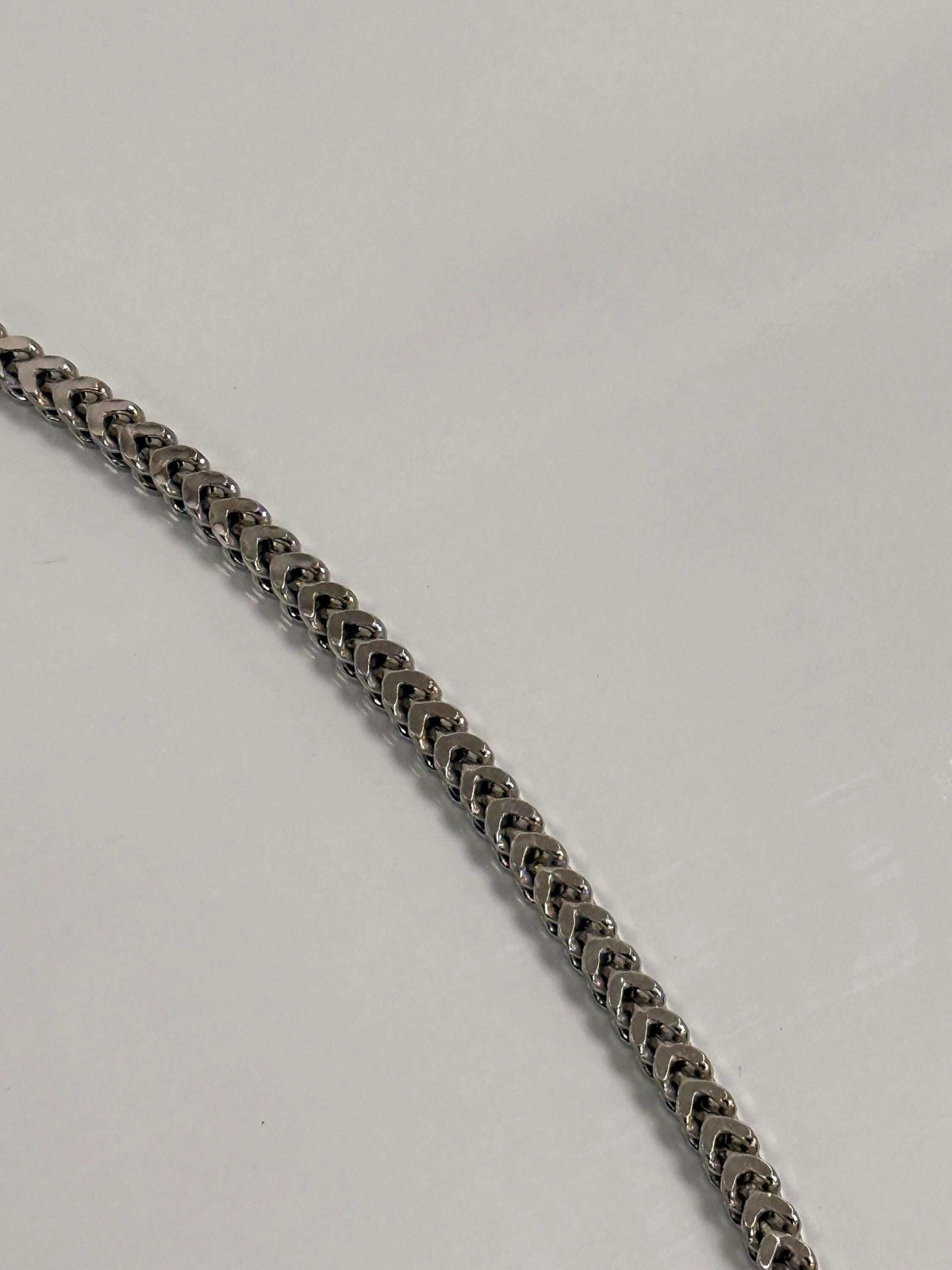 Mens Sterling Silver Franco Chain | 20 Inch 925 Silver | 5mm Thick Franco Neckla