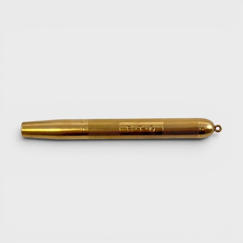 Fine Tiffany & Co 14K Yellow Gold Mechanical Pencil 20.4g 3.5in