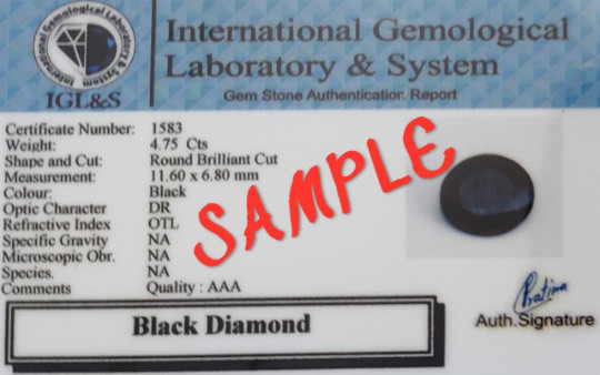Top Qty Black Diamond Necklace 18 inches 5mm-6mm Beads Earth Mined Certified !