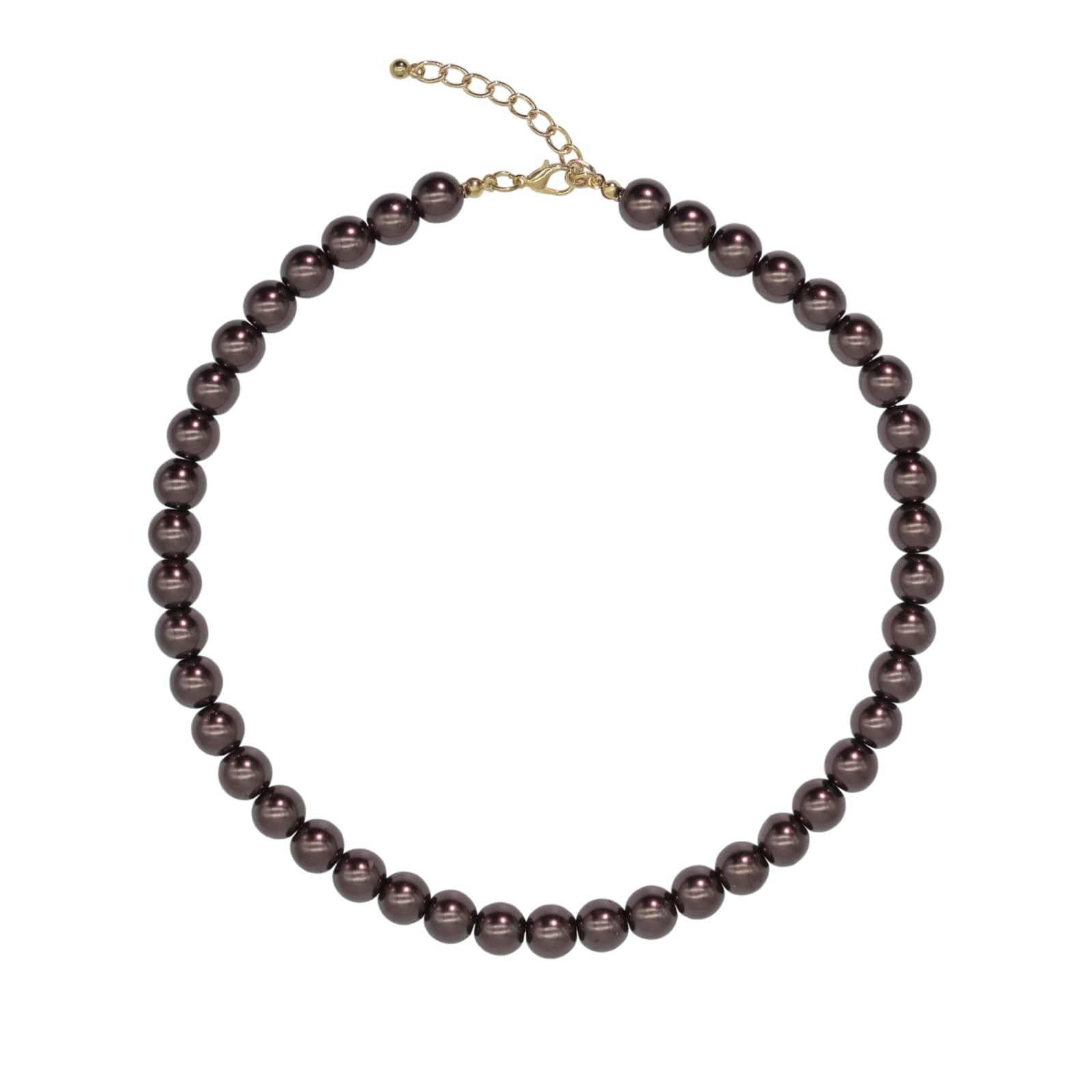 Colorful Mood Choker Baroque Bead Imitation Pearls Necklace, Women, Adults – 03