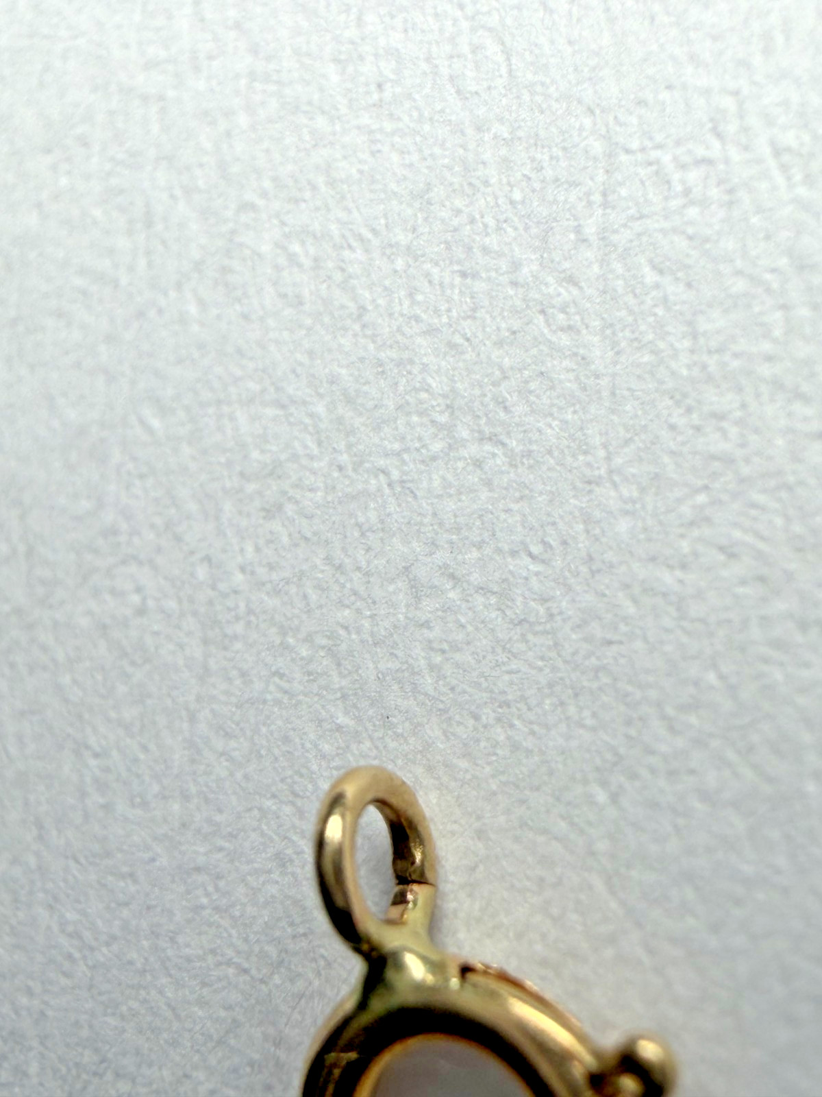 Spring Clasp 14K Solid Yellow Gold 4 mm