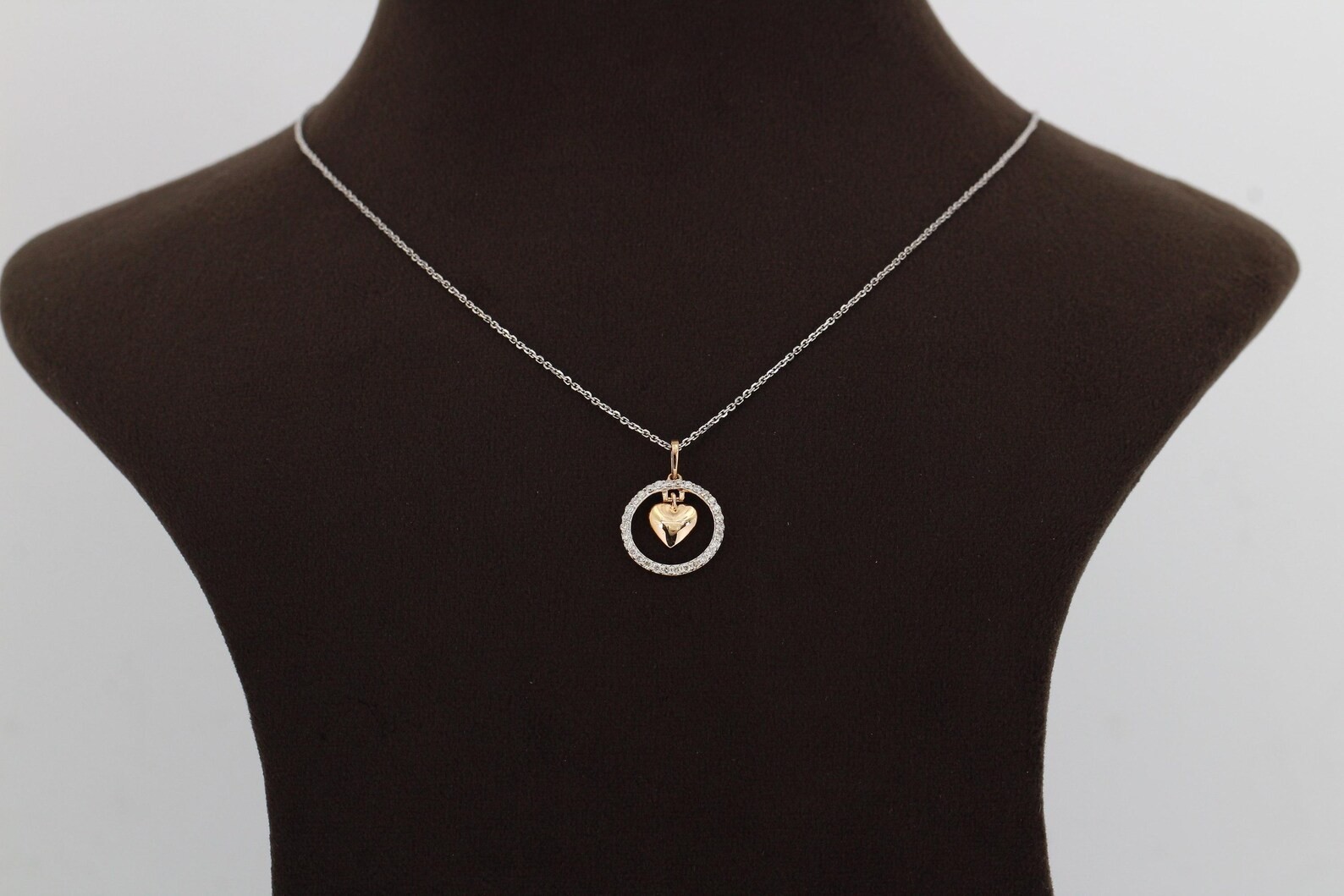 2ct Heart Moissanite Teardrop 925 Sterling Silver Heart Gifted Charm Necklace