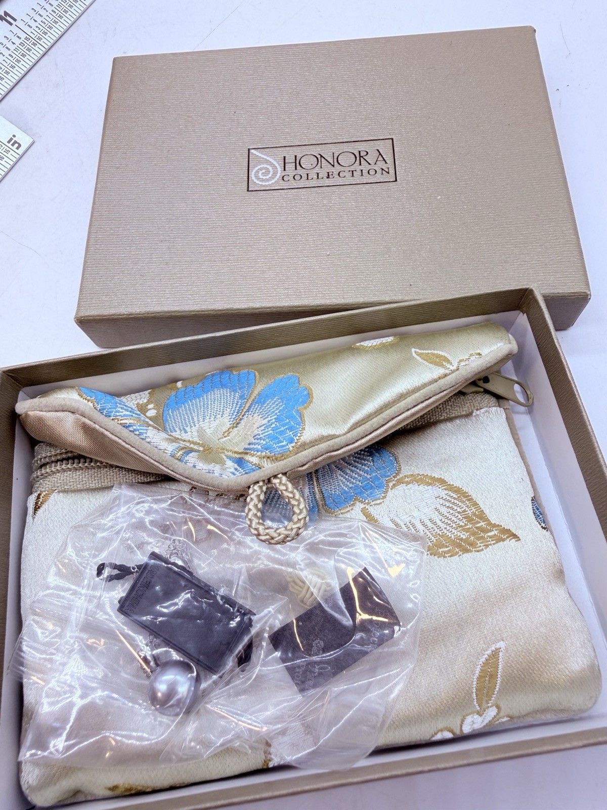 Honora Gray Pearl Necklace 18″ Sterling Silver Solitaire Chain NIB w/ Pouch