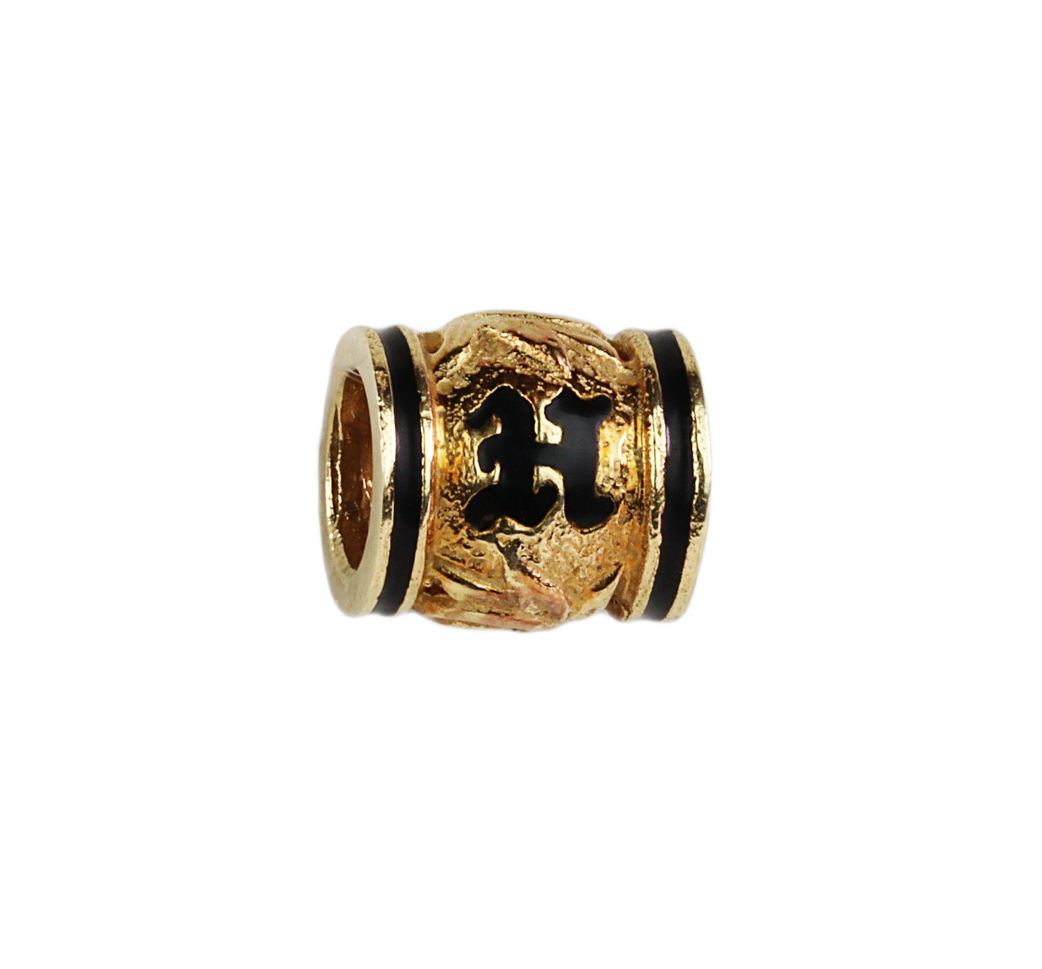Women’s 14k Yellow Gold “H” Hawaiian Barrel Pendant