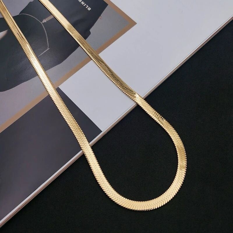 Gold Necklace Jewelry 18 K Plated Gift Bag Free FAST Shipping USA