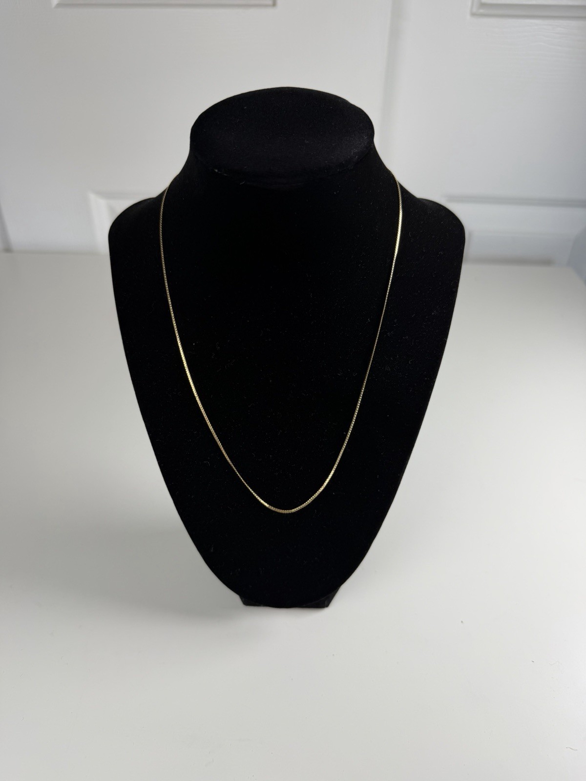 VTG JCM 10K Yellow Gold Natural Diamond Open Heart Pendant 19″ 14k Necklace