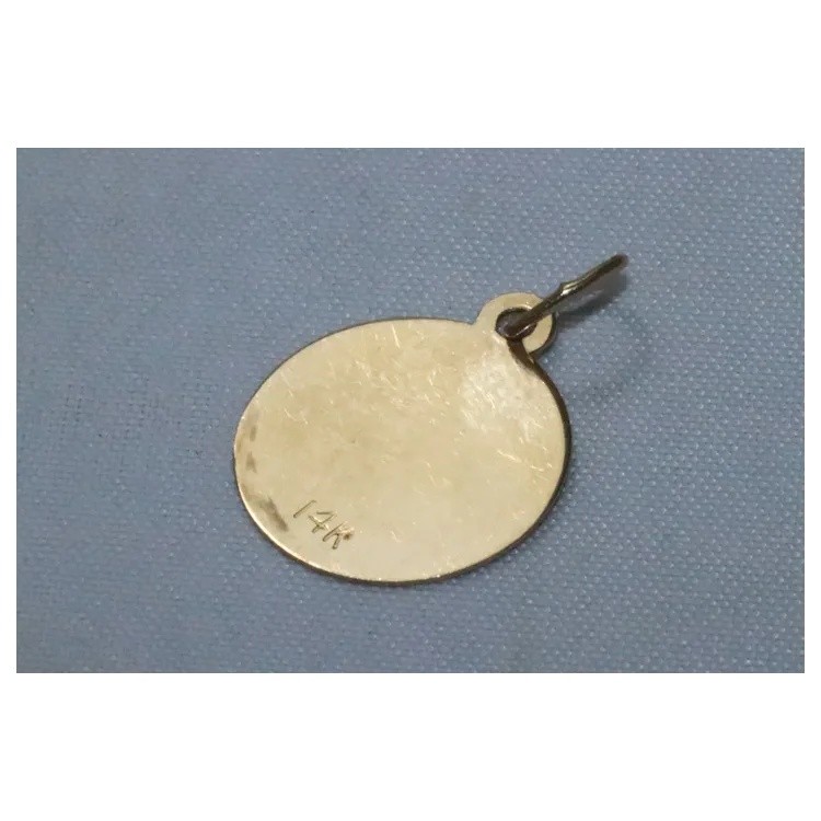 14KT Yellow Gold Happy Anniversary Pendant