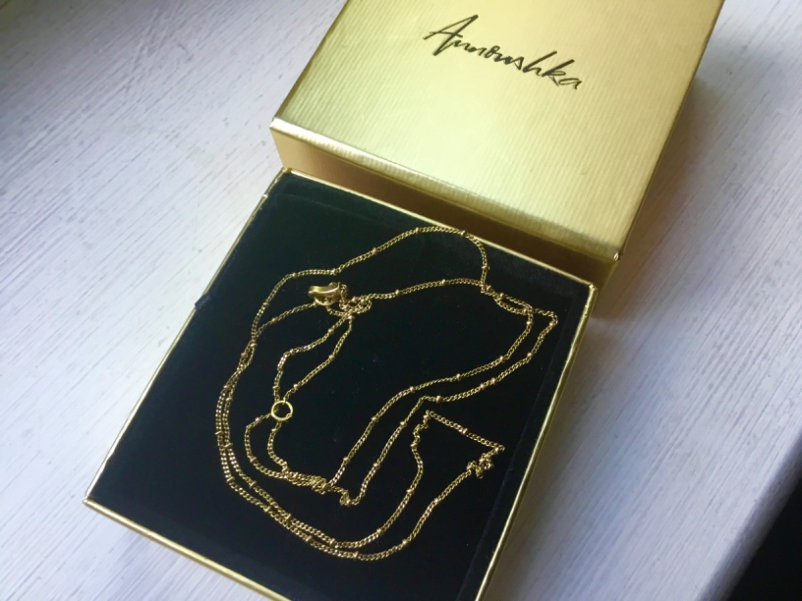 Annoushka 18ct gold saturn chain necklace 18k 750
