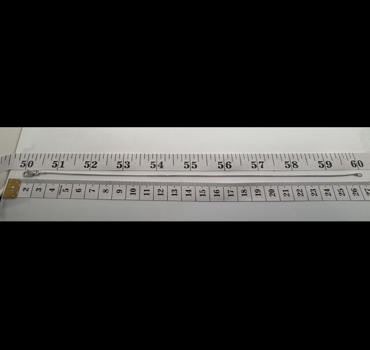 Anklet Sterling Silver Snake Chain 10” Diamond Cut 925 Italy 2.25g Bracelet