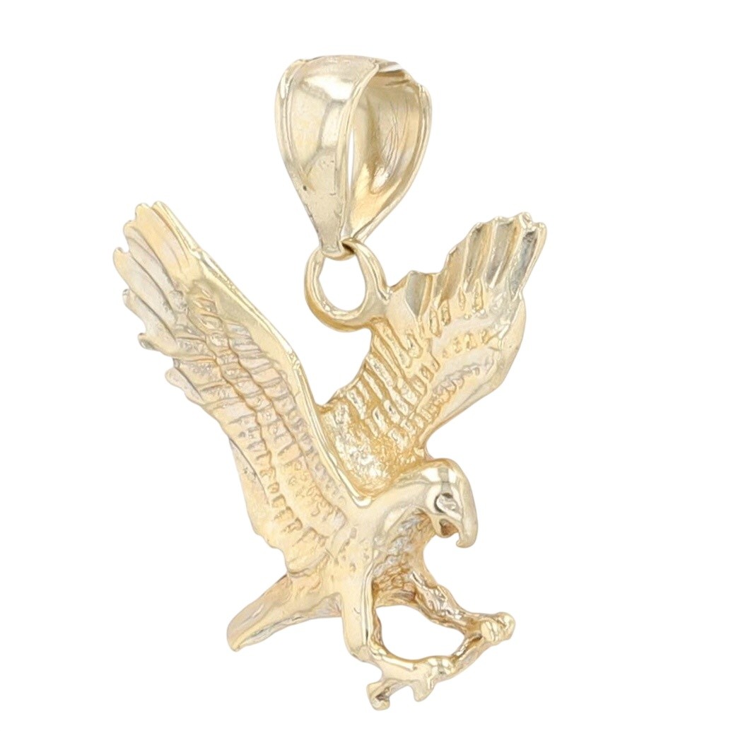 20.5mm American Eagle Pendant Without Chain 10k Yellow Gold 1.44 Grams