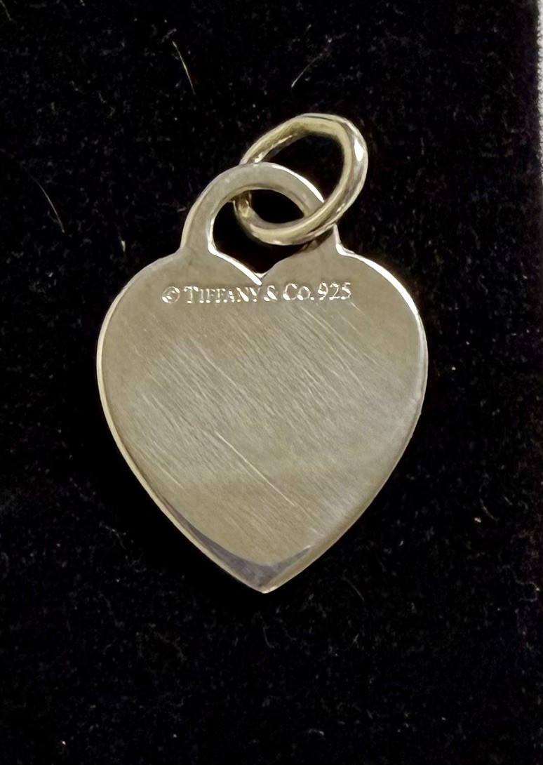 Tiffany & Co Elsa Peretti 925 Sterling Silver Heart Charm Pendant
