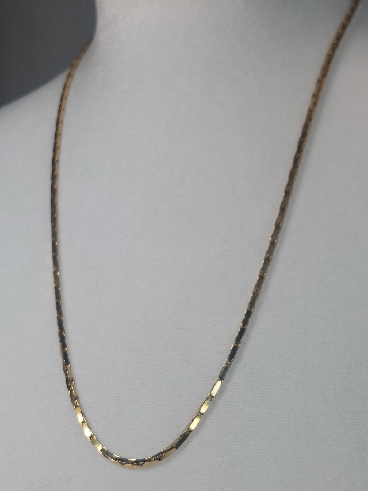 Vintage 14K GP Made in Italy Chain Necklace 23.5″ Quiet Luxury Minimalist 16g