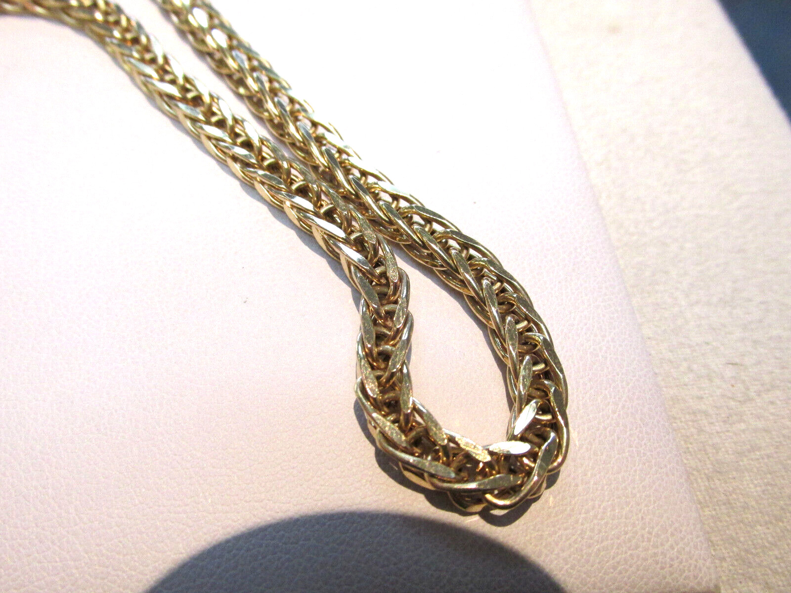 Men’s 23.5 inch Modern Chain Necklace Heavy Duty Hollow 10k Gold MAKE OFFER