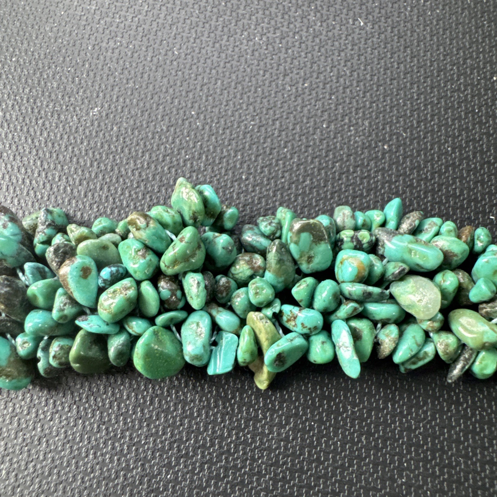 Turquoise woven twisted collar chunky wide gemstone 925 silver necklace 19-21”