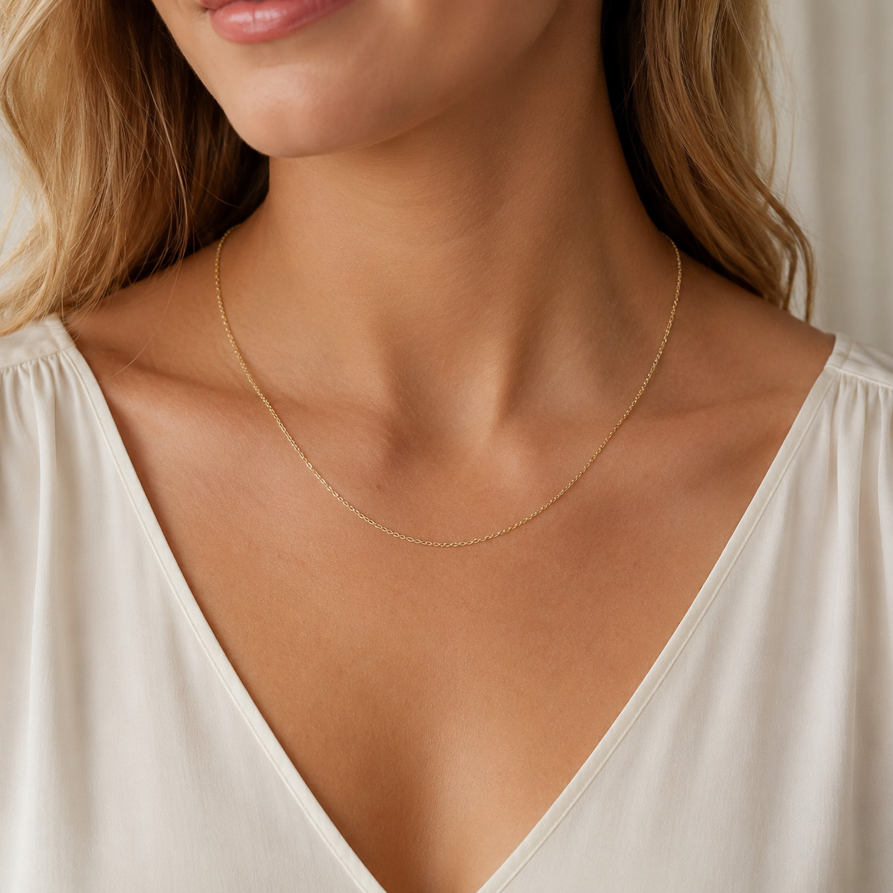 14/20 Gold Filled Cable Chain Necklace – 1.5mm