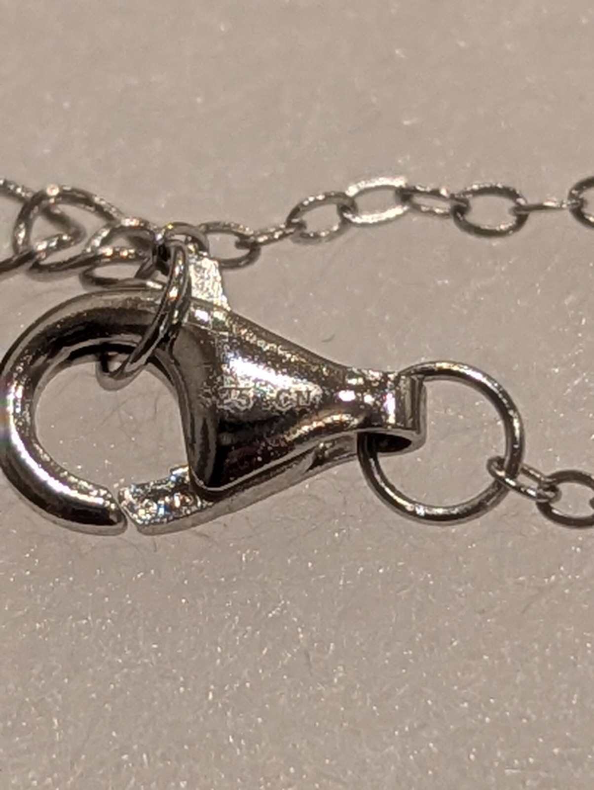 925 Sterling Silver Madeira Citrine White Topaz Pendant 16-18″ Adjustable Chain