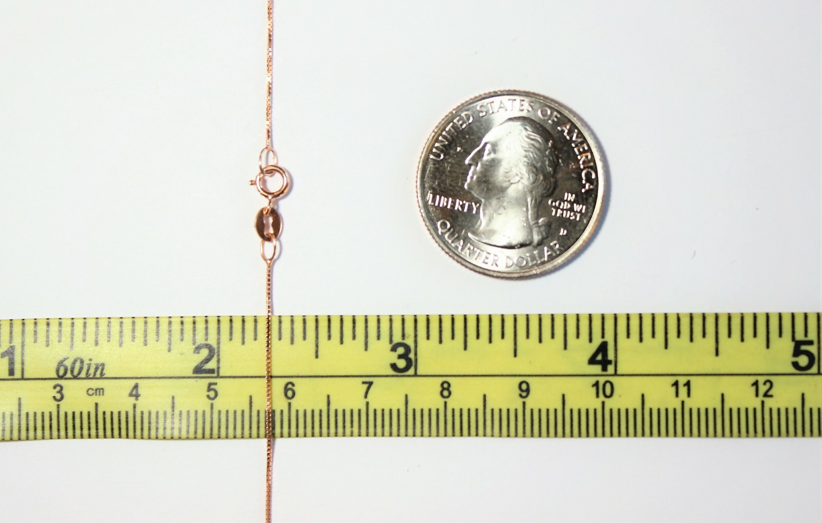 10K Solid Rose Gold Rolo (1mm) & Box (0.6mm) Chain 16-24″