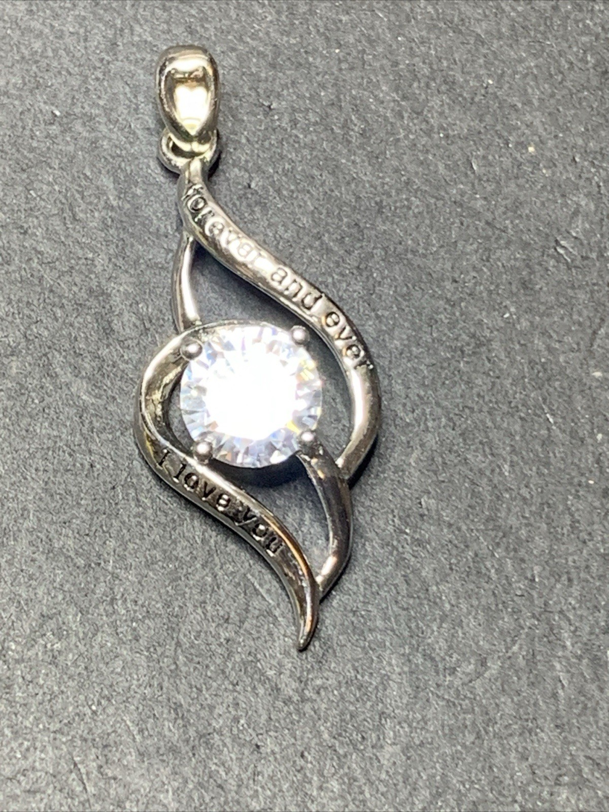 STERLING SILVER 925 Lot Necklace Pendant A17 MUATOGIML New I Love You Forever