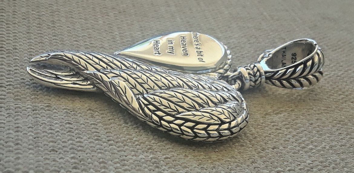 Jai John Hardy 925 Sterling Silver There’s A Bit Of Heaven In My Heart, Pendant