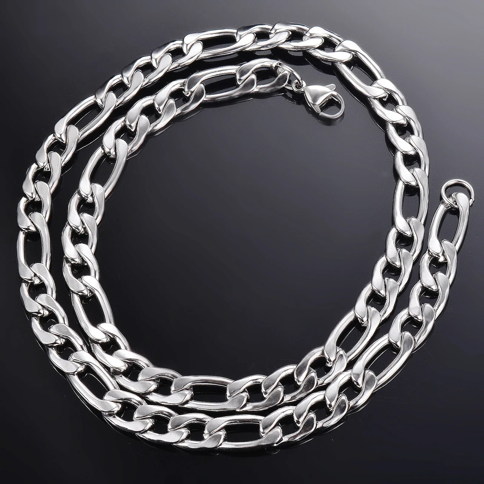 Genuine 925 Sterling Silver Curb Chain Necklace Lobster Clasp 16″-30″ Gifts UK