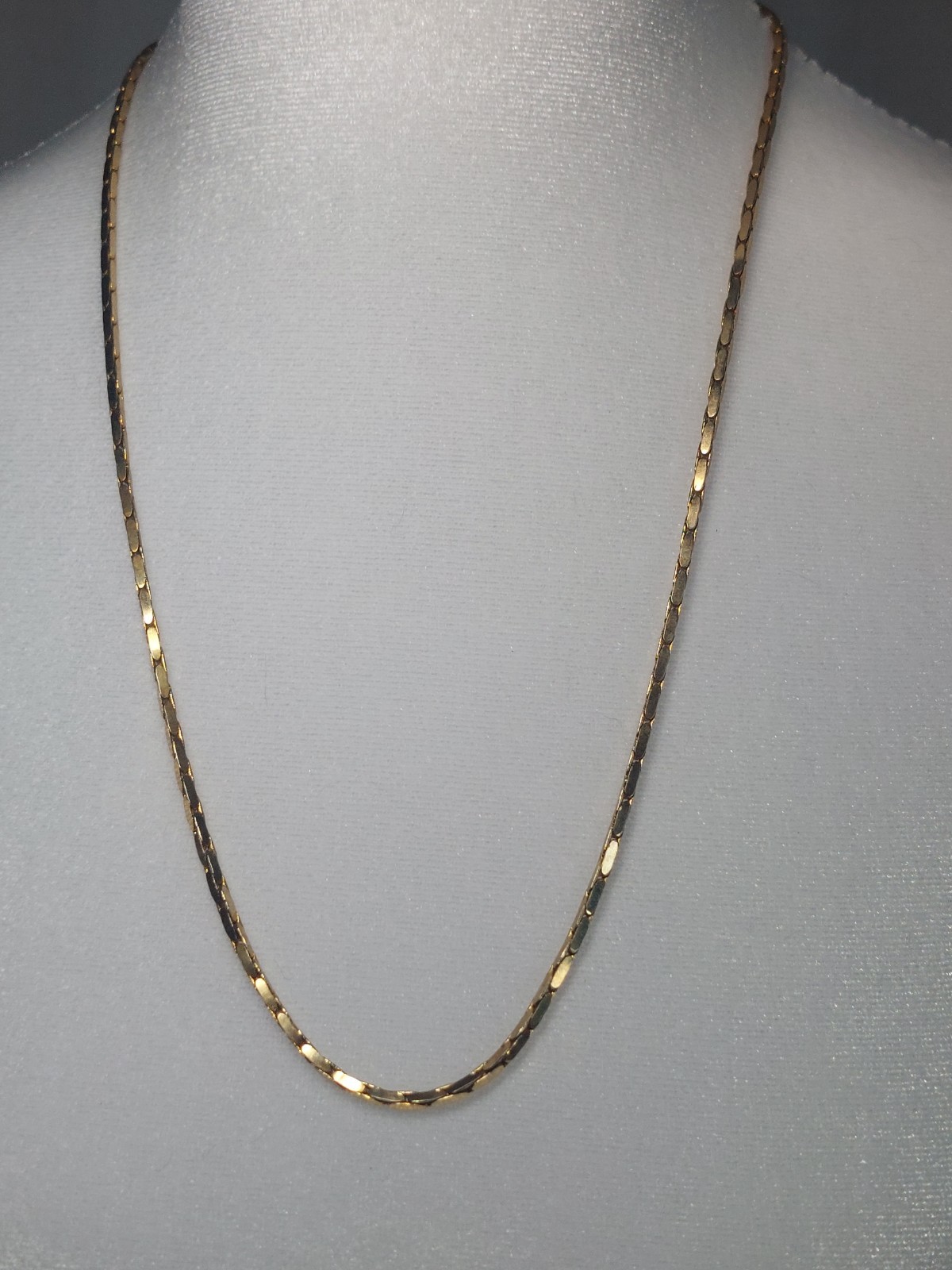 Vintage 14K GP Made in Italy Chain Necklace 23.5″ Quiet Luxury Minimalist 16g