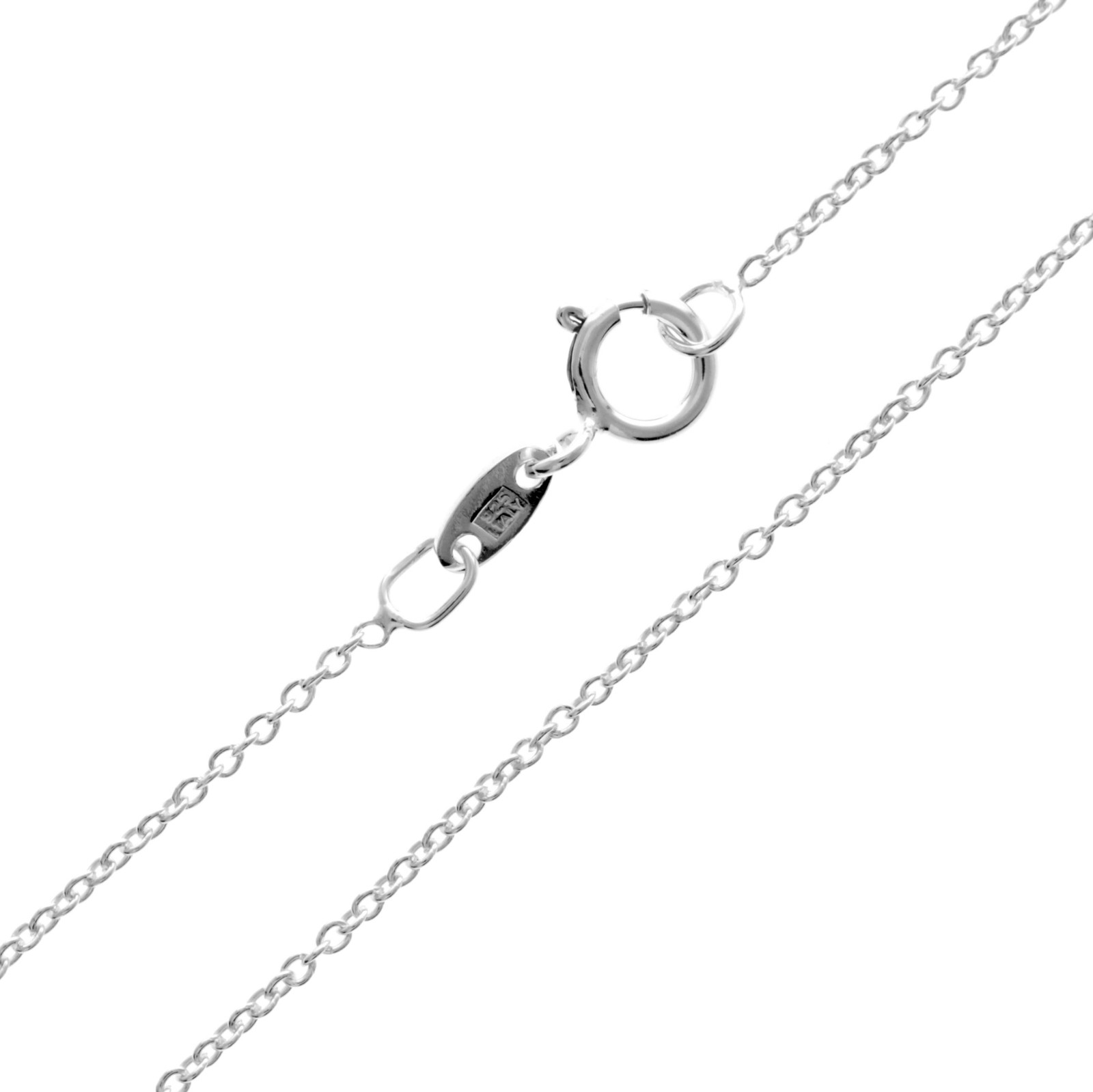 Made in Italy – 925 Sterling Silver Delicate Trace Chain with an anti-tarnish co