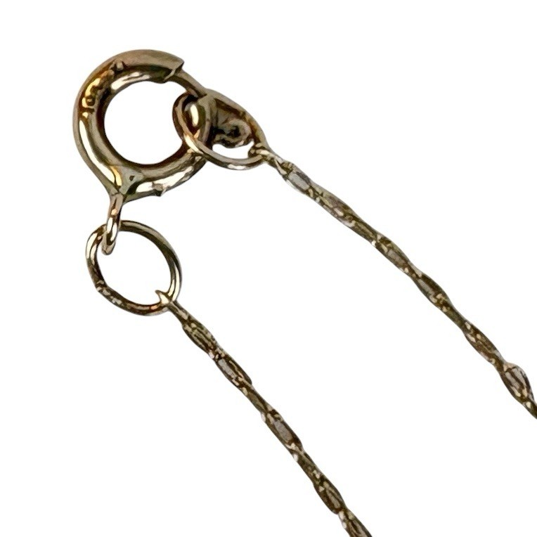 Chain GOLD 20” 10k Vintage Necklace Yellow Dainty Oval Paperclip Chain .4g