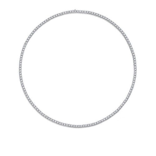 3-6.5mm Moissanite Tennis Chain Necklace -VVS D- 925 Sterling Silver Wholesale!!