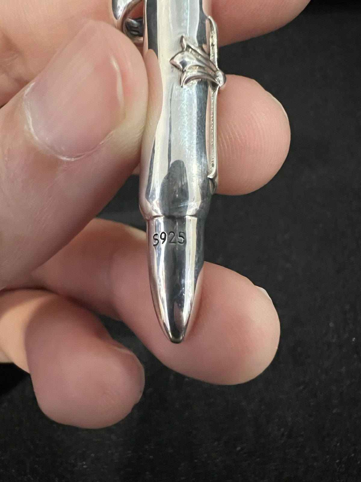 925 Sterling Silver Men Women Bullet Cross Screw Top For Ashes Urn Pills Pendant