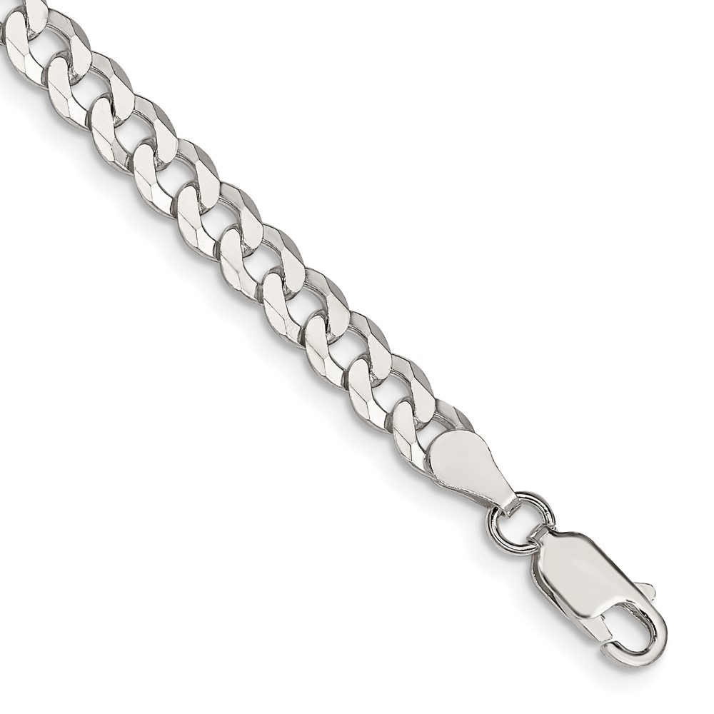 925 Sterling Silver 2.3-14mm Curb Chain Necklace 7-30 Inch Mens Womens