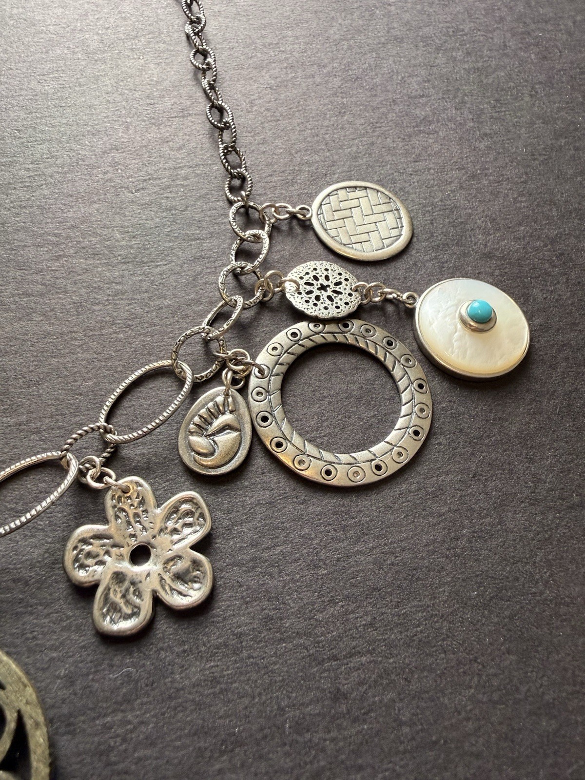 Silpada 925 Sterling Silver 10 year consultant appreciation Charm necklace
