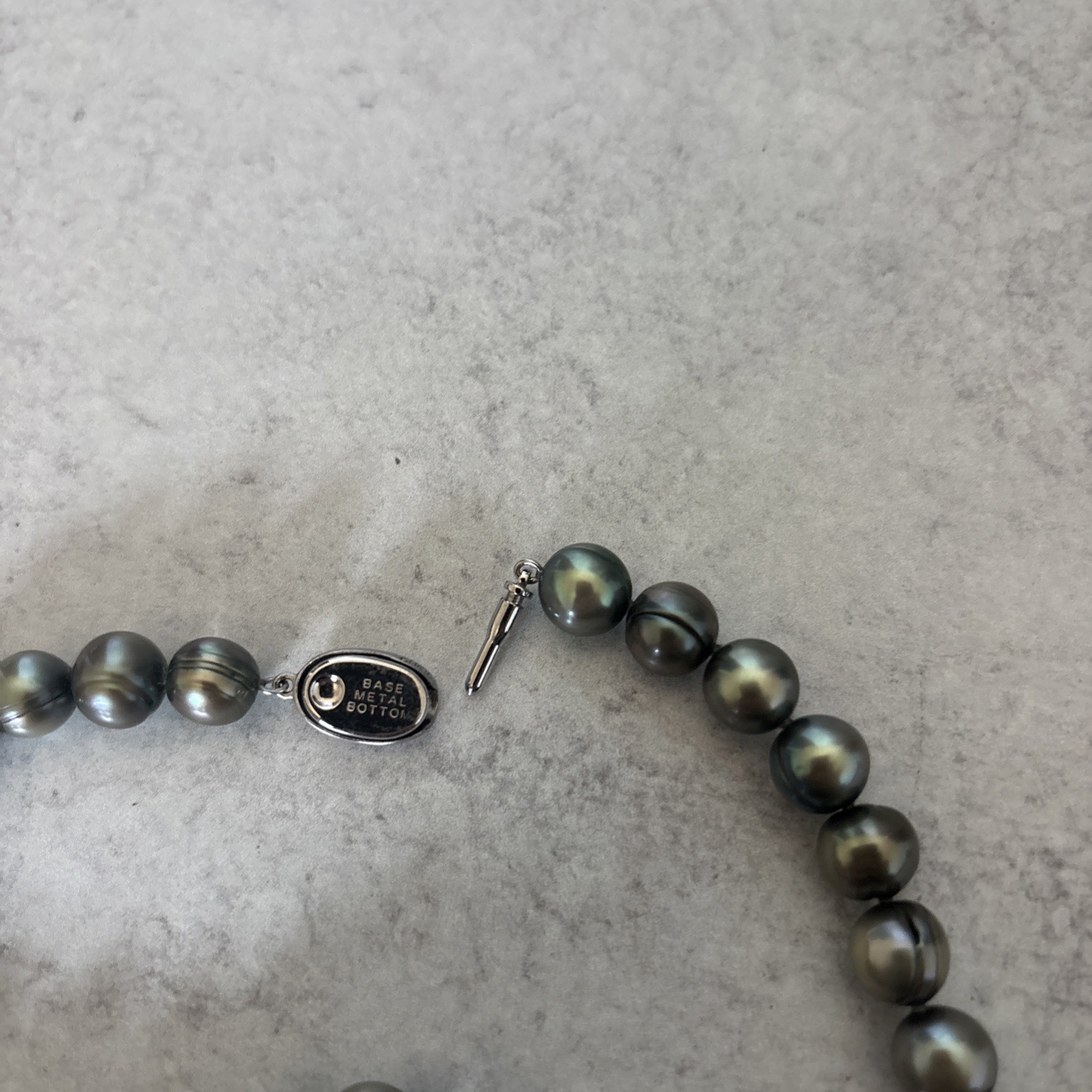 Honora green pearl necklace, 18”
