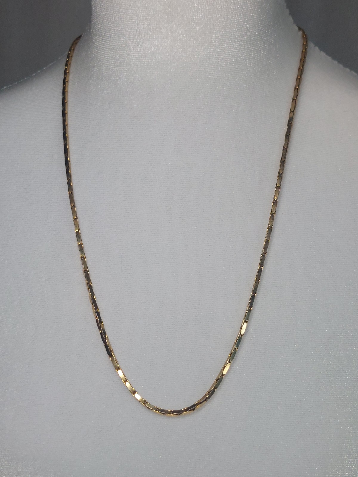 Vintage 14K GP Made in Italy Chain Necklace 23.5″ Quiet Luxury Minimalist 16g
