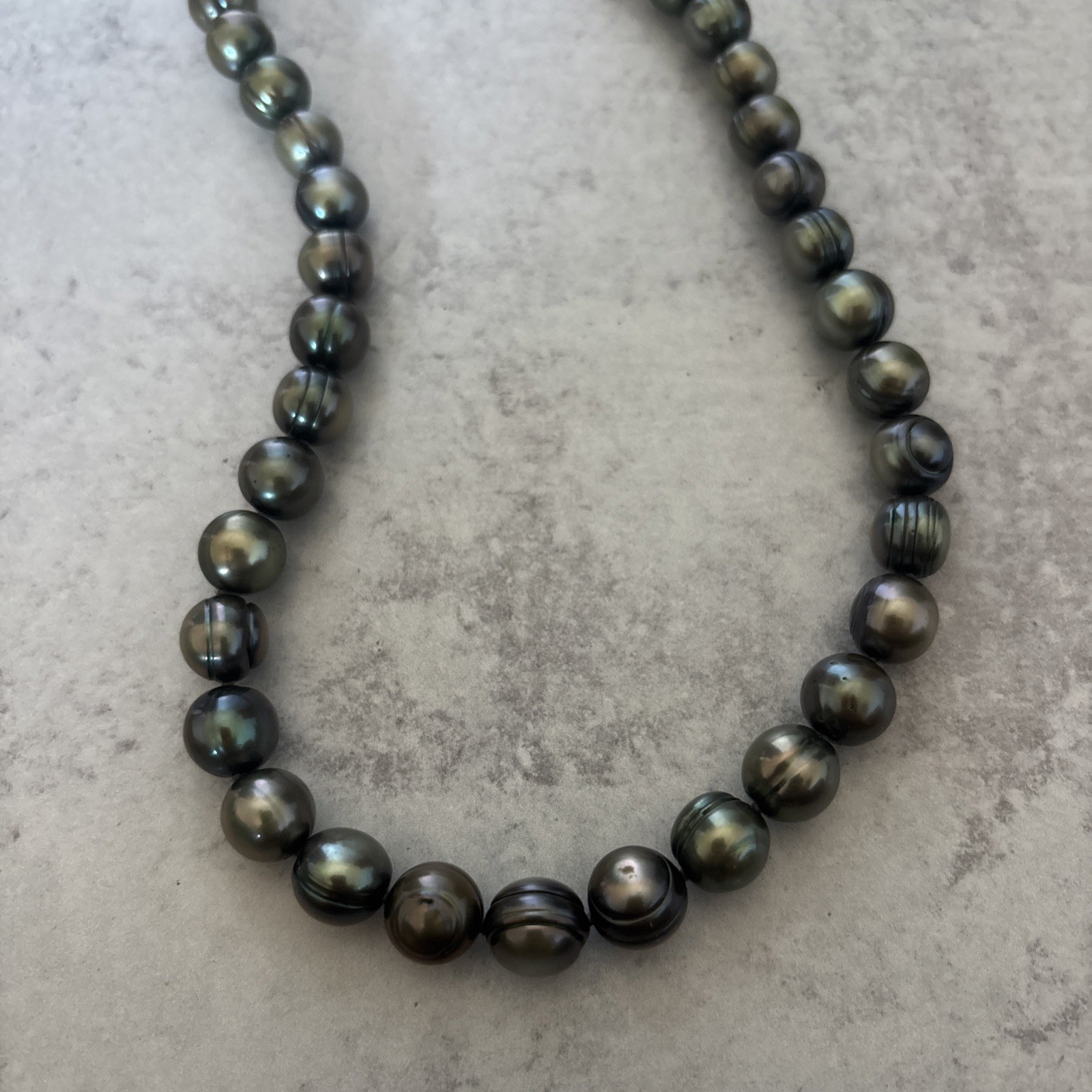 Honora green pearl necklace, 18”