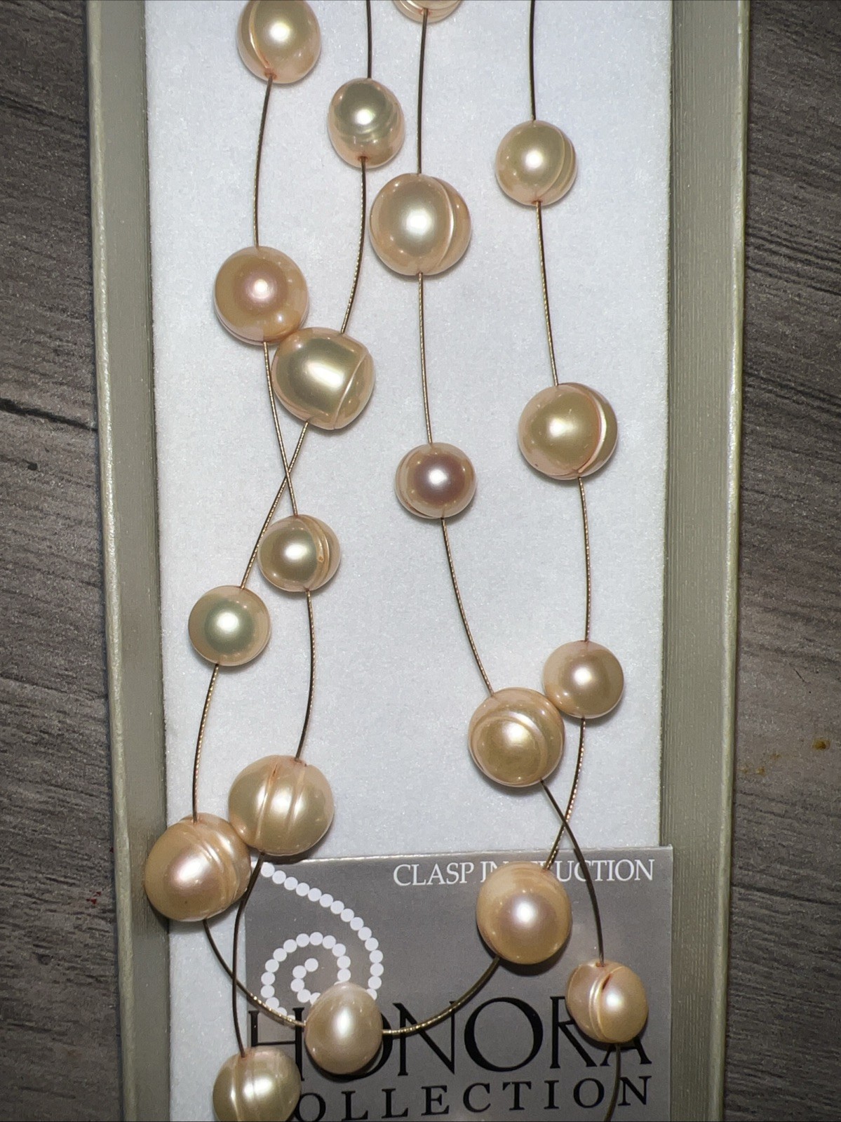 Honora Freshwater Pearl Double Strand Necklace (NKL182).