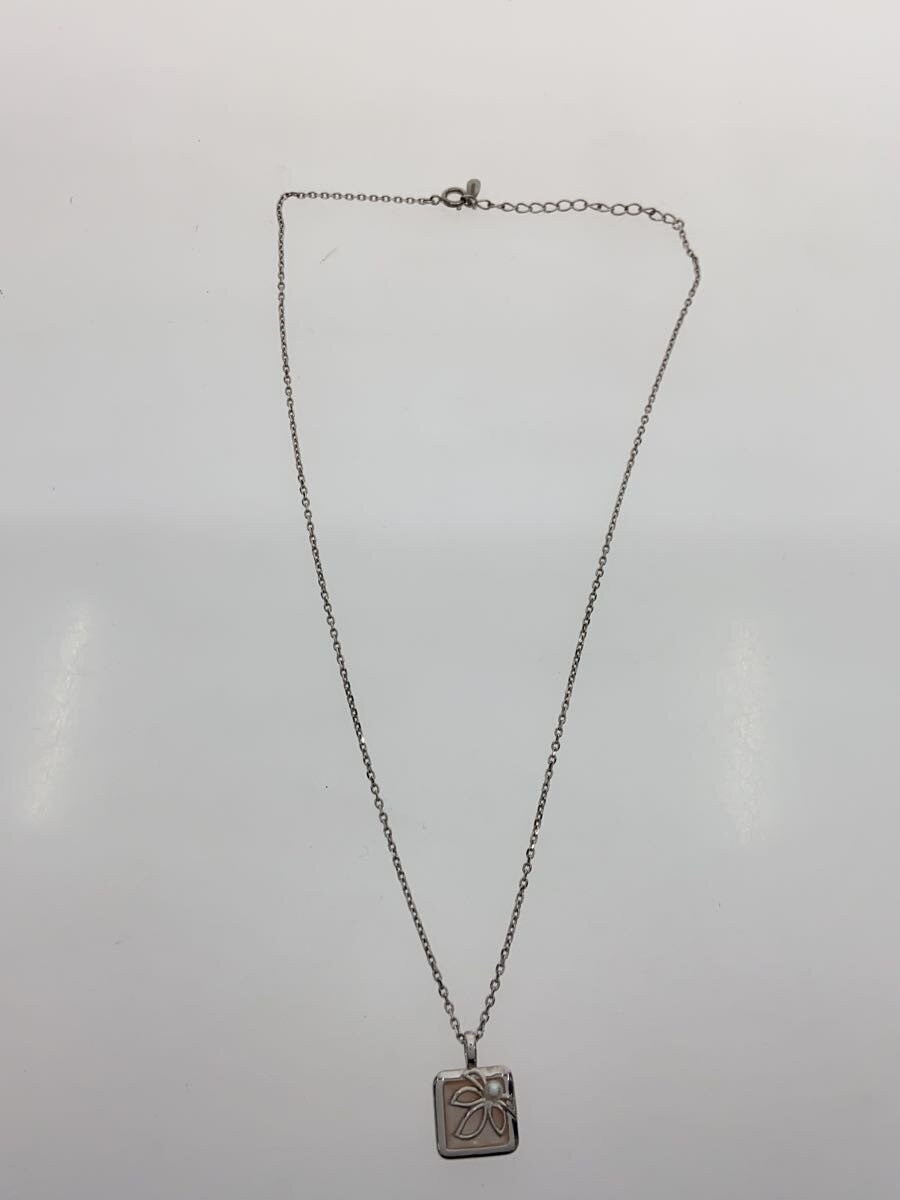 Authentic Mikimoto NII Pearl Pendant Necklace Sterling Silver 17.3 In Japan